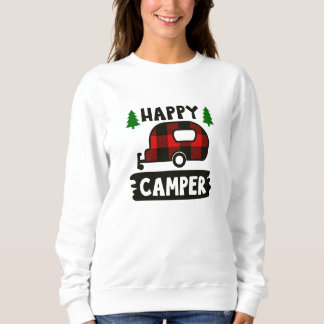 Happy Camper Buffalo Plays Sweatshirt