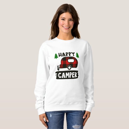 Happy Camper Buffalo Plays Sweatshirt (Voorkant volledig)