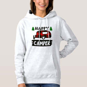 Happy Camper Buffalo Plays Sweatshirt Hoodie