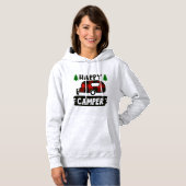 Happy Camper Buffalo Plays Sweatshirt Hoodie (Voorkant volledig)