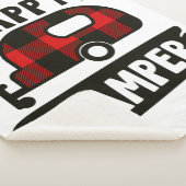Happy Camper Buffalo Pset Sherpa Blanket Deken (3/4)