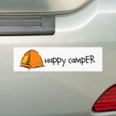 Happy Camper Bumpersticker (Op auto)