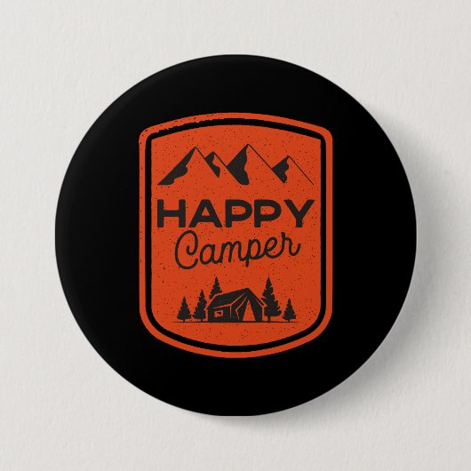 Happy Camper Button (Voorkant)