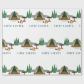 Happy Camper Cadeaupapier (Vlak)