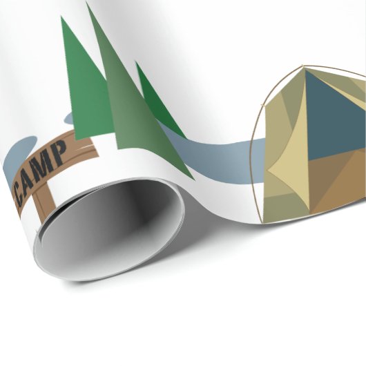 Happy Camper Cadeaupapier (Rol Hoek)