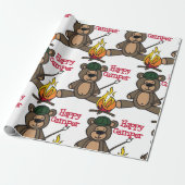 Happy Camper Cadeaupapier (Uitgerold)