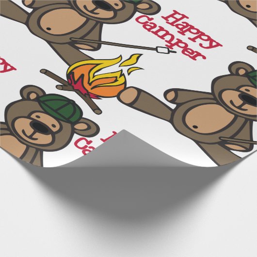 Happy Camper Cadeaupapier (Hoek)