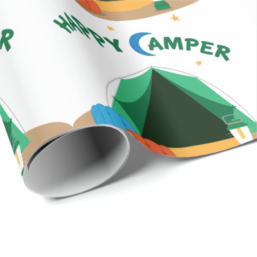 Happy Camper Cadeaupapier (Rol Hoek)