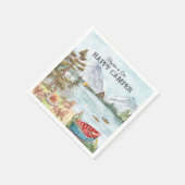 Happy Camper | Camping Birthday Party Servet (Hoek)