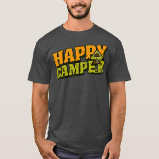 Happy Camper Camping Funny Gift Mannen Vrouwen Kin T-shirt