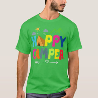 Happy Camper Camping Funny Gift T-shirt