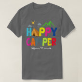 Happy Camper Camping Funny Gift T-shirt (Design voorkant)