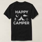 Happy Camper Camping Gift T-shirt (Design voorkant)