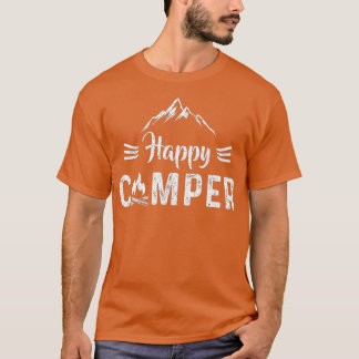 Happy Camper Camping Lovers Gift Mannen Vrouwen Ki T-shirt