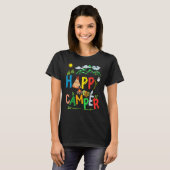 Happy Camper Camping Mannen Vrouwen Kinder 21 T-shirt (Voorkant volledig)