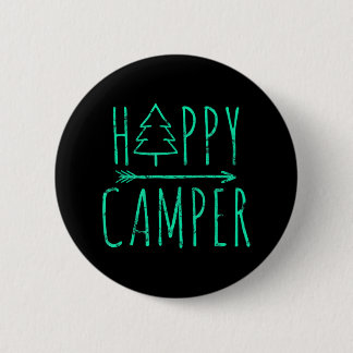 Happy Camper Camping Ronde Button 5,7 Cm