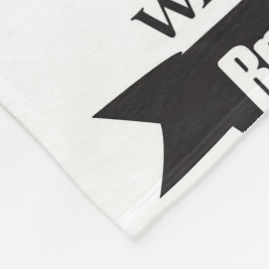 Happy Camper Camping Rules Fleece Deken (Hoek)