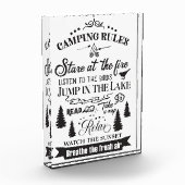 Happy Camper Camping Rules Fotoblokken (Links)