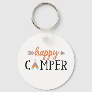 Happy Camper, Camping Sleutelhanger