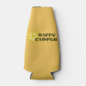Happy Camper Camping Sunshine Bottle Cooler (Voorkant)