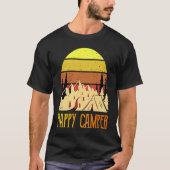 Happy Camper  Camping T-shirt (Voorkant)
