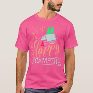 Happy Camper - Camping voor mannen, vrouwen en Kin T-shirt