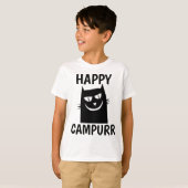 Happy Camper, Campurr Funny Cat T-shirts (Voorkant volledig)