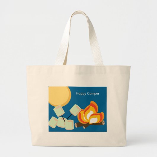 Happy Camper Canvas tas (Voorkant)