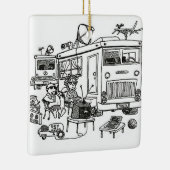 **HAPPY CAMPER** CHRISTMAS ORNAMENT (Rechts)