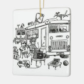**HAPPY CAMPER** CHRISTMAS ORNAMENT (Links)