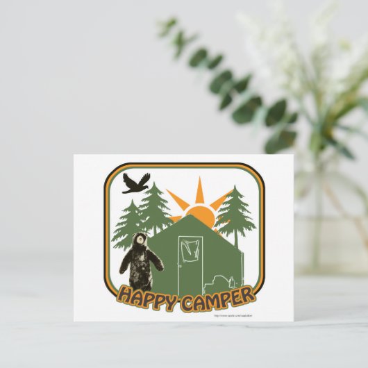 Happy Camper Classic Briefkaart (Staand voorkant)