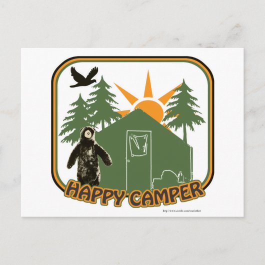 Happy Camper Classic Briefkaart (Voorkant)