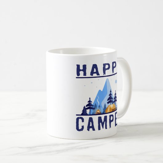 Happy Camper Classic Mok (Voorkant rechts)
