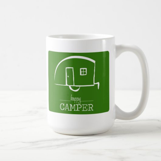 Happy Camper Coffee Mok (Rechts)