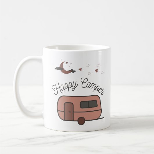 Happy Camper Coffee-Mok Koffiemok (Links)