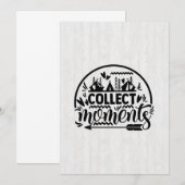 Happy Camper Collect Moments Bedankkaart (Voorkant / Achterkant)