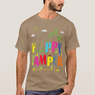 Happy Camper Cute  Camping Lover T-shirt