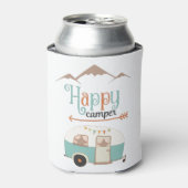 Happy Camper Cute RERV Blikjeskoeler (Blikje Voorkant)