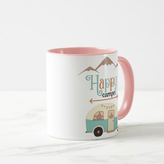 Happy Camper Cute RERV Mok (Voorkant rechts)