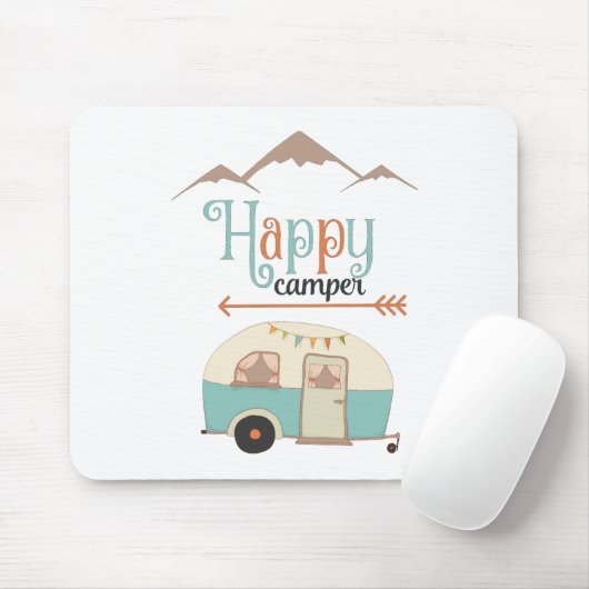 Happy Camper Cute RERV Muismat (Met muis)