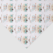 HAPPY CAMPER Cute Retro RV Tissuepapier (Detail)