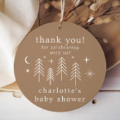 Happy Camper dank u Bedankjes Labels