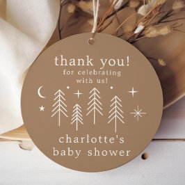 Happy Camper dank u Bedankjes Labels