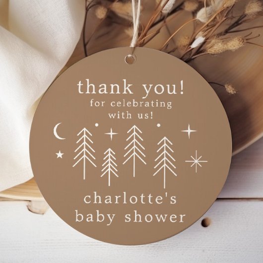 Happy Camper dank u Bedankjes Labels