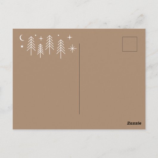 Happy Camper dank u Briefkaart (Achterkant)