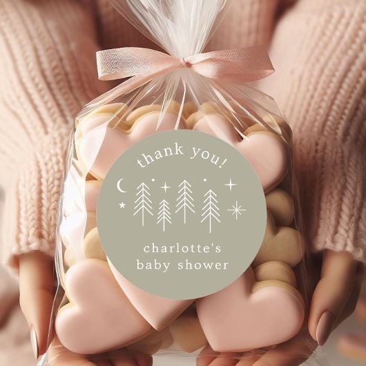 Happy Camper dank u Ronde Sticker