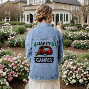 Happy Camper Denim jas voor dames Jacket