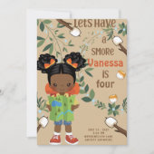 Happy Camper Different Birthday Invitation Kaart (Voorkant)