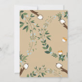 Happy Camper Different Birthday Invitation Kaart (Achterkant)