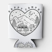 Happy Camper Doodle Blikjeskoeler (Voorkant)